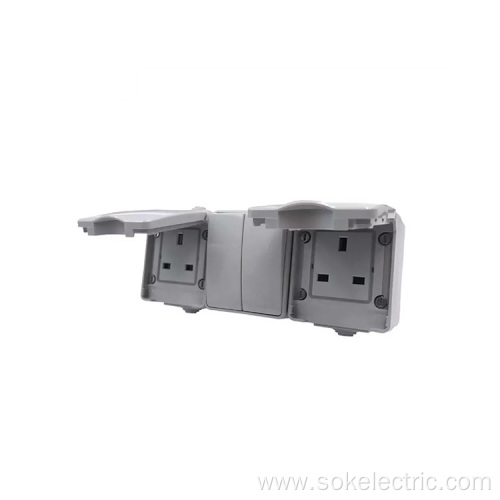 High Quality 2 Gang Light Switchand Bs Socket